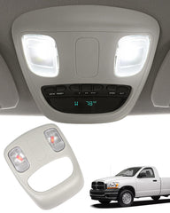 Top-Max overhead console dome light front view for Ram interior illumination.