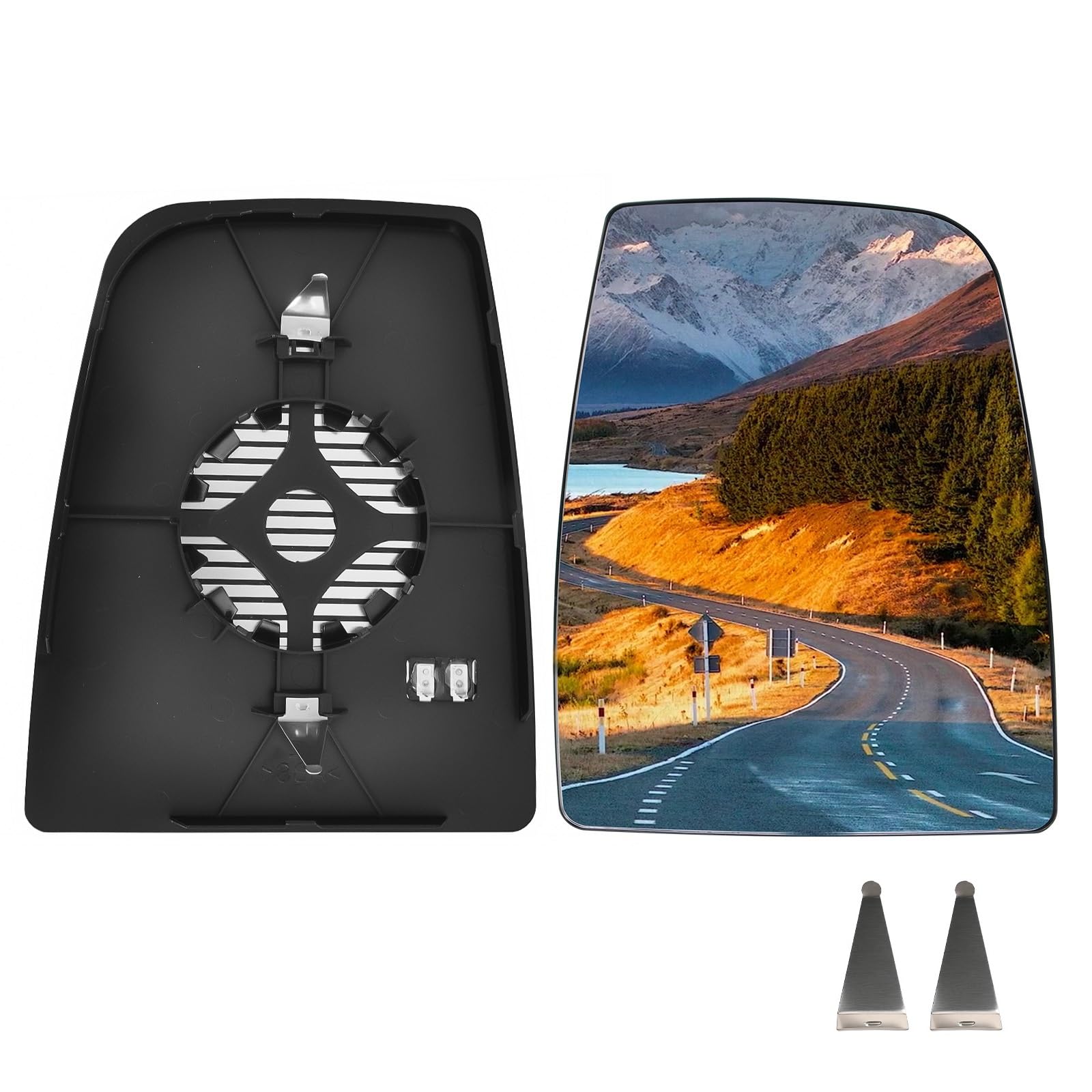 TOP-MAX passenger right side mirror glass heated for Ford Transit MK8 improves defogging