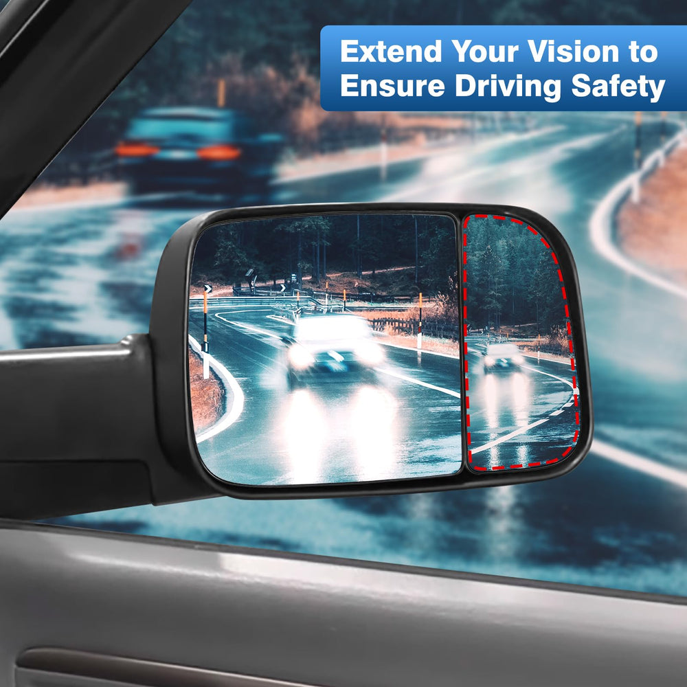 TOP-MAX Ram 1500-5500 right lower glass improves side awareness