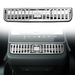 Topabyte air vents cover on Tesla Model Y Juniper vent fit enhances airflow.