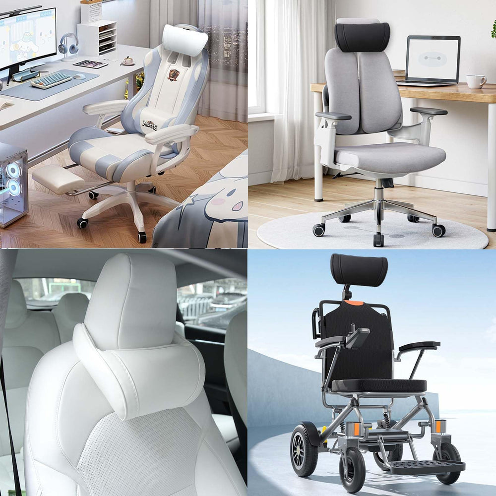 TOPABYTE pillow fits most seats, including sporty headrests.