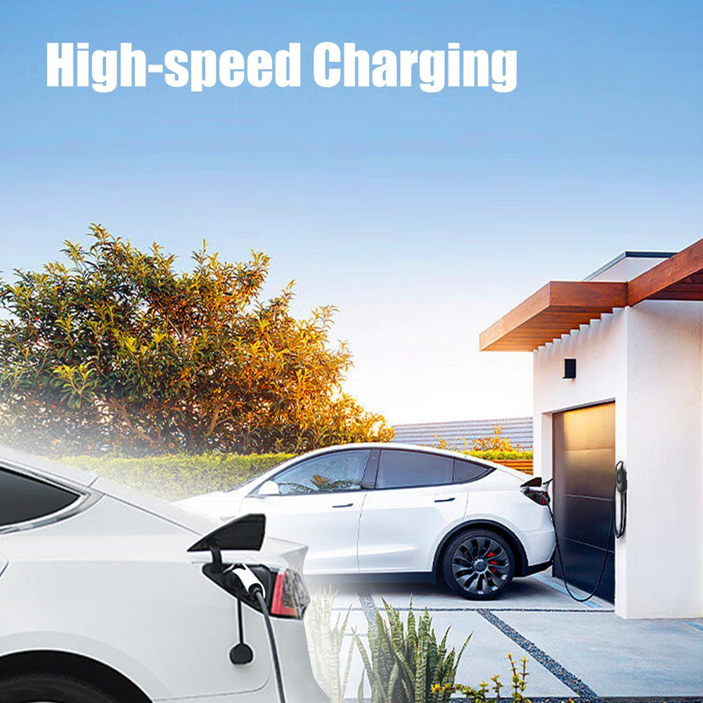 TopAutoGear Level 2 EV Charger with NEMA 14-50 plug.