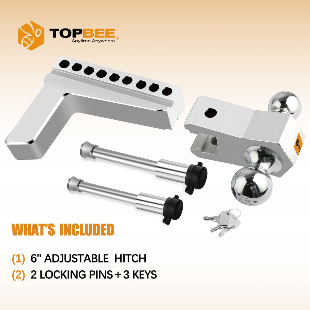 TopBee trailer locks and corrosion-resistant pins enhance security and durability.