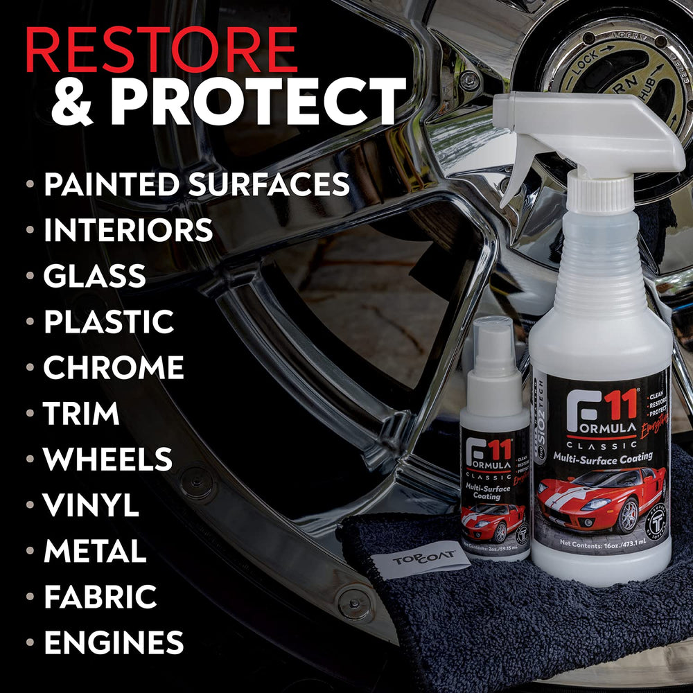 TopCoat F11 microfiber buffing cloth delivers a smooth, even buff.