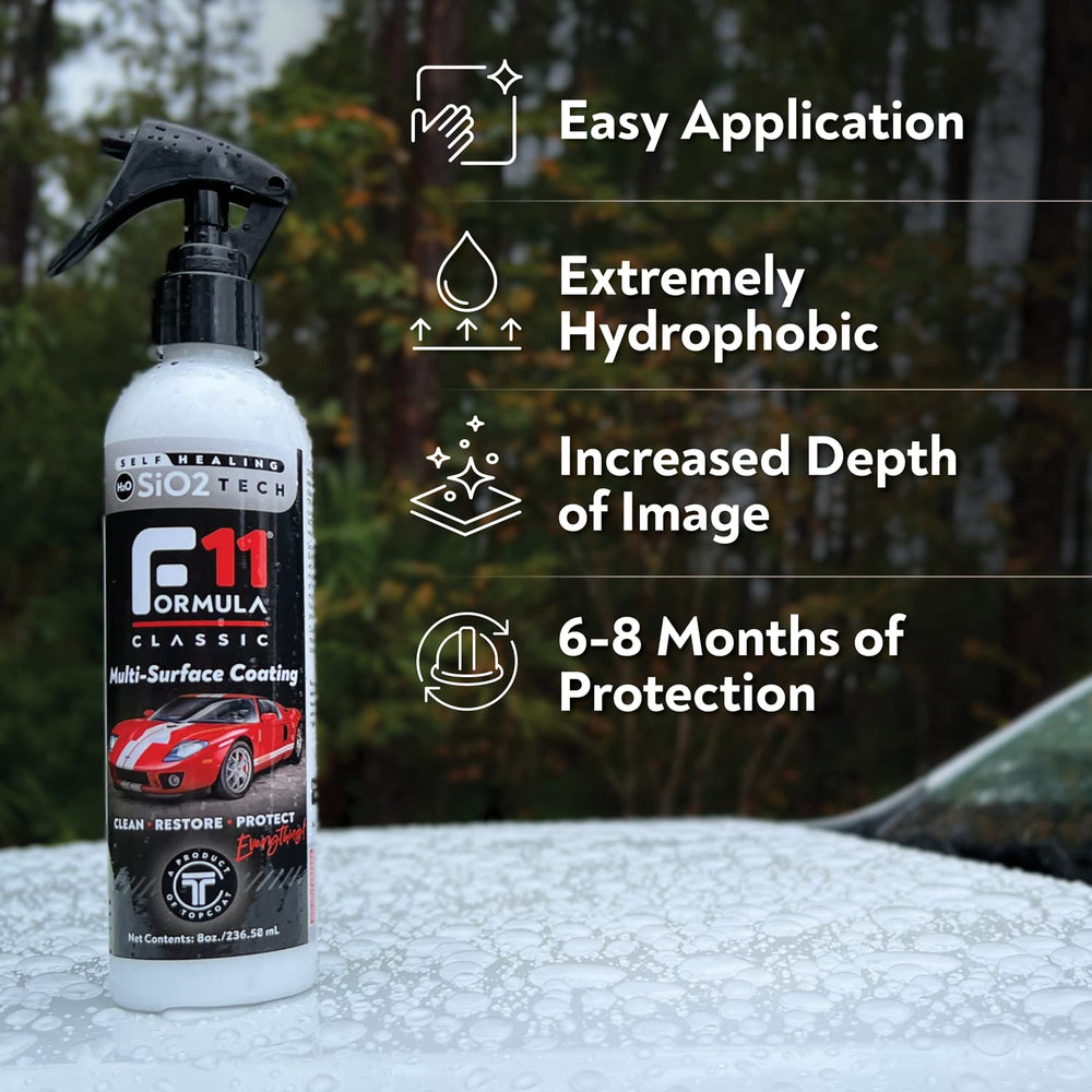 TopCoat F11 storage-shelf scene suggests proper storage away from sun.