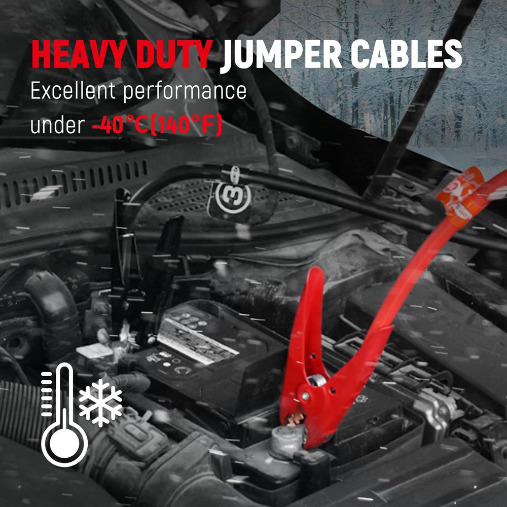 UL-listed TOPDC jumper cables tested across temperature extremes.