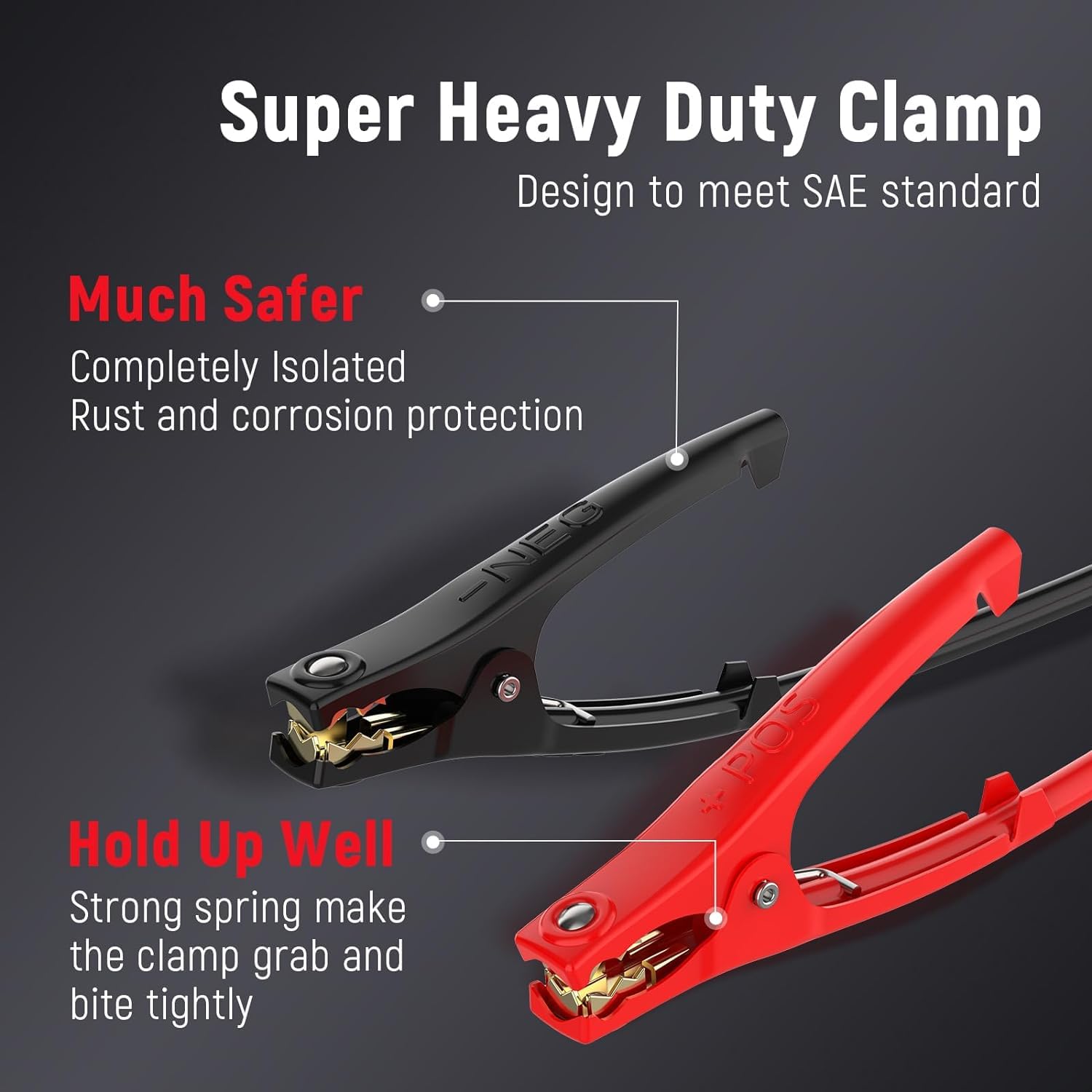 TOPDC TD-P0812 strong clamps with jagged teeth ensure solid grip