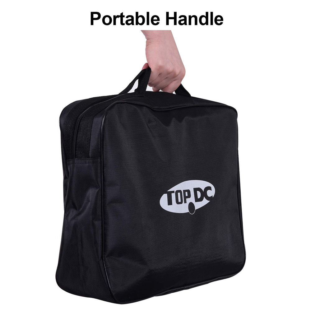 TOPDC Tools Cable Bag zipper closure keeps gear secure when transporting