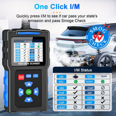 TopDiag T200 connected to vehicle via OBDII DLC for easy diagnostics