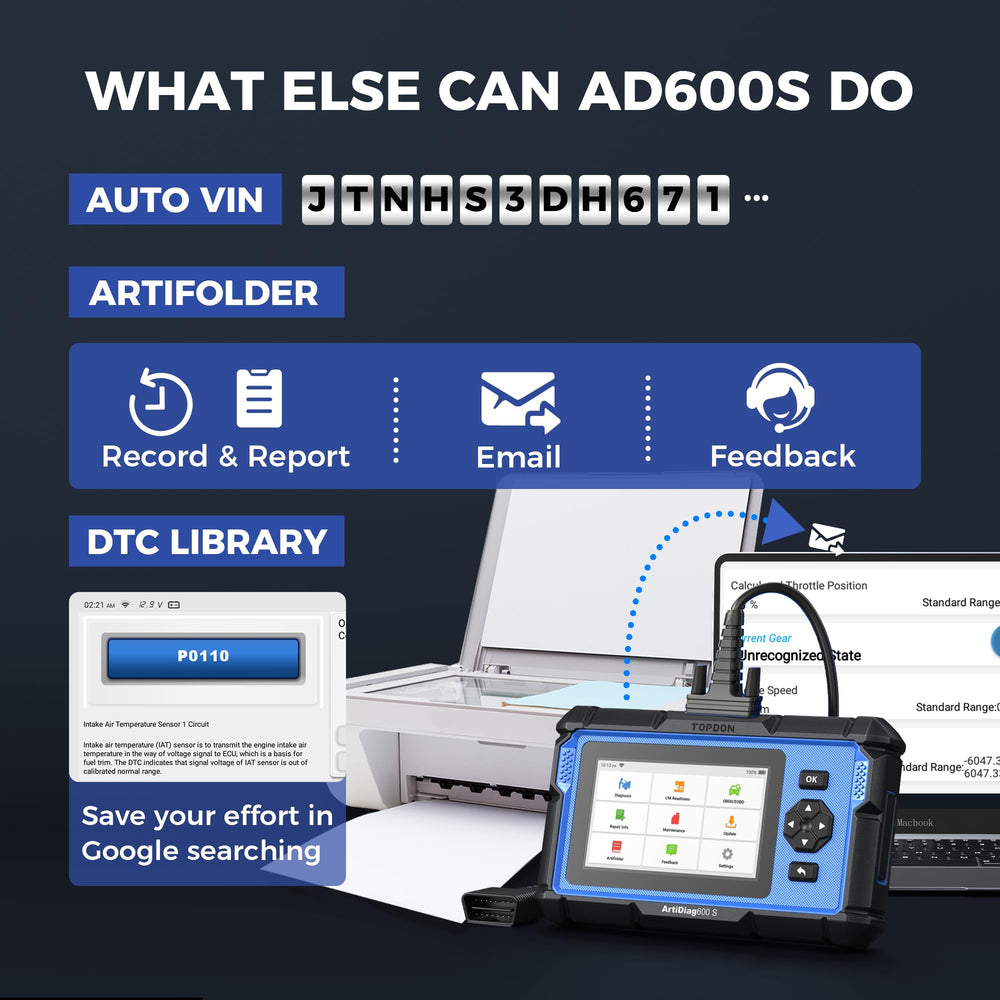TOPDON AD600S supports 90+ brands for broad compatibility.