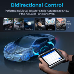 TOPDON ArtiDiag900 Lite bidirectional control enables rapid testing.