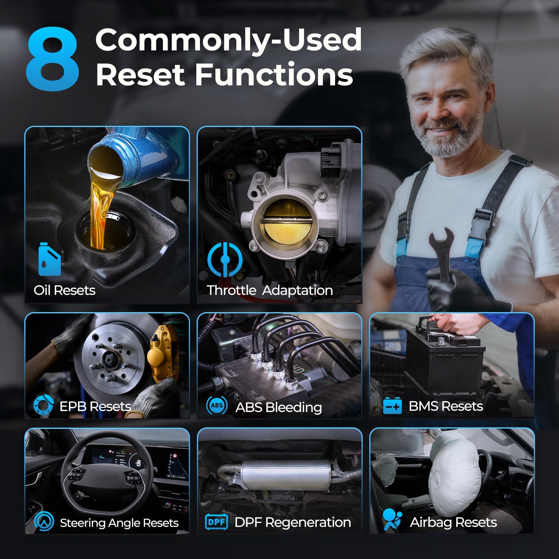 TOPDON ArtiDiag900 Lite full-system diagnostics cover engine, brakes, and more.