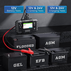 TOPDON BT600 built-in printer prints on-site reports.