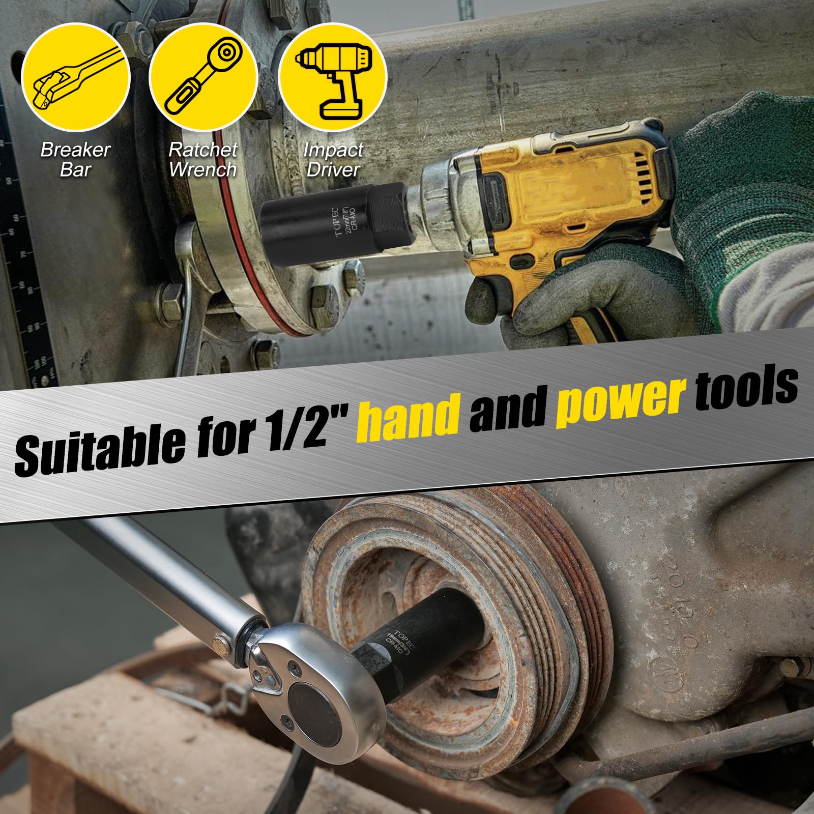 Topec compact, impact-resistant case keeps tools organized