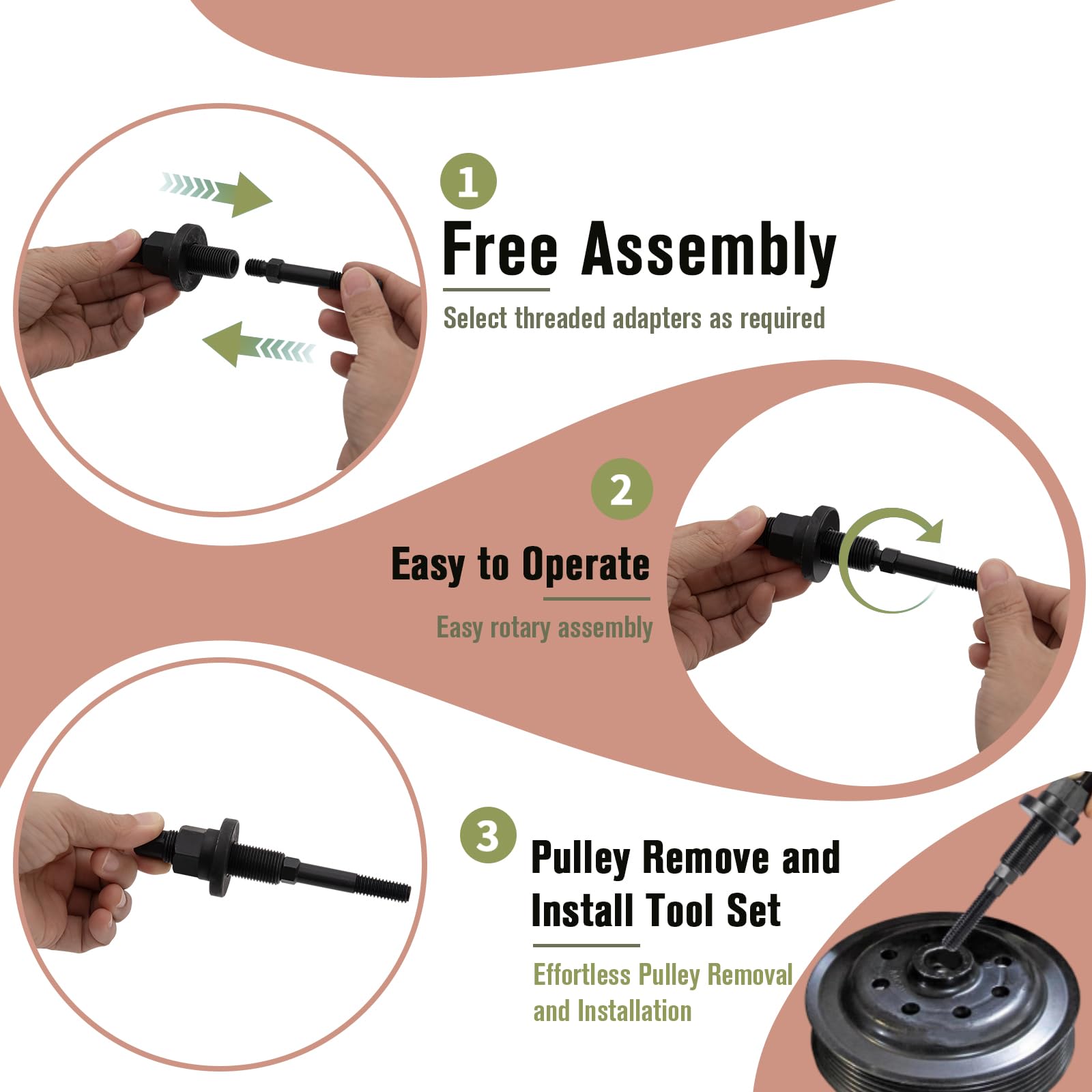 TOPEMAI heavy-duty case keeps pulleys secure and portable
