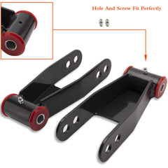 TopEnd shackle lowers rear by 1–2 inches for a controlled, confident look.
