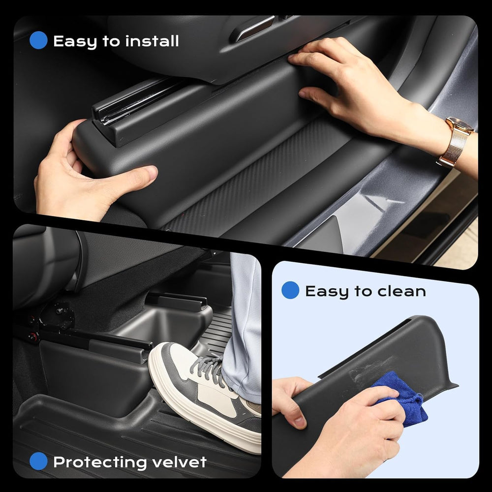 Topfit all-weather interior shield blending with black cabin design