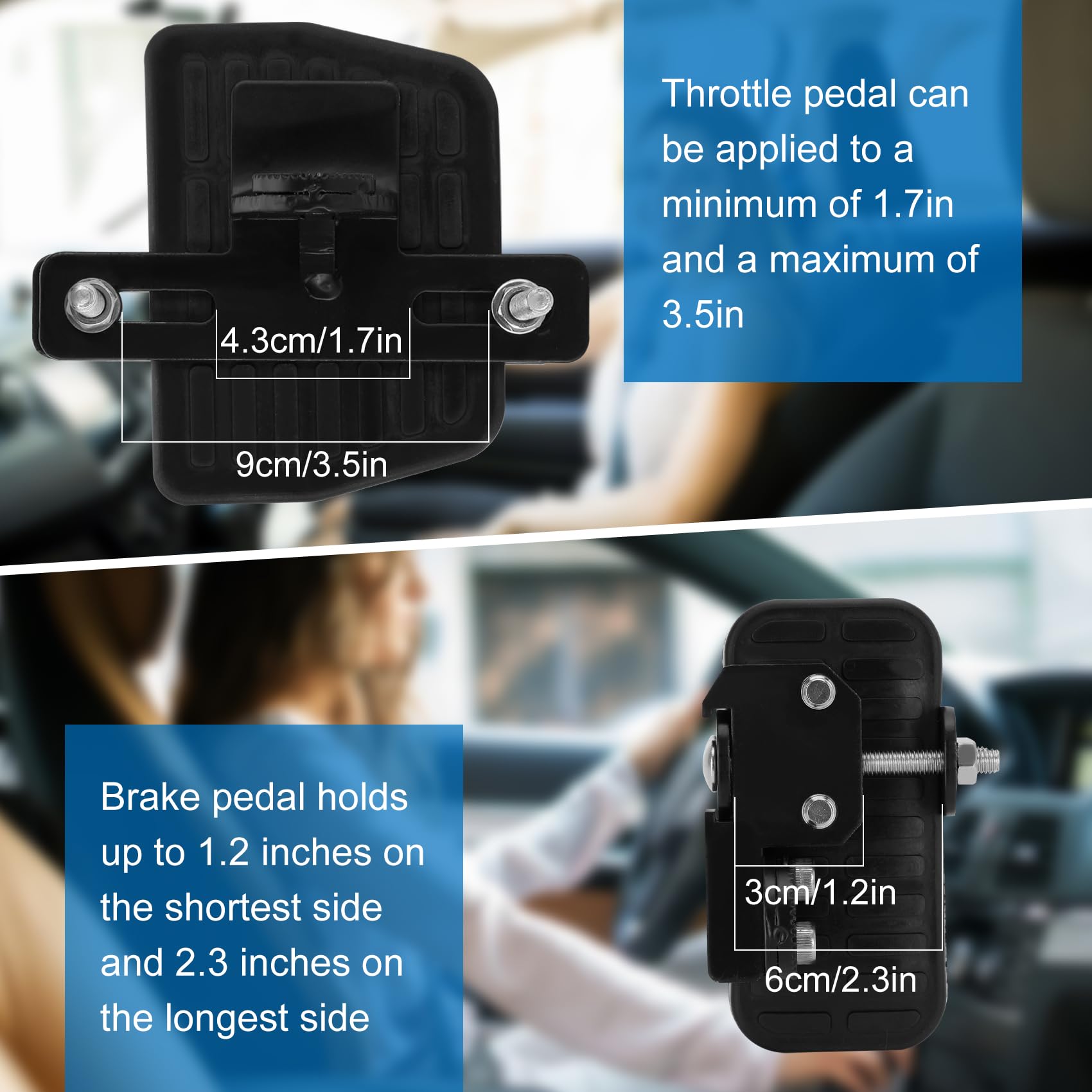 Topfurn compatibility check ensures pedal extenders fit your vehicle before installing.