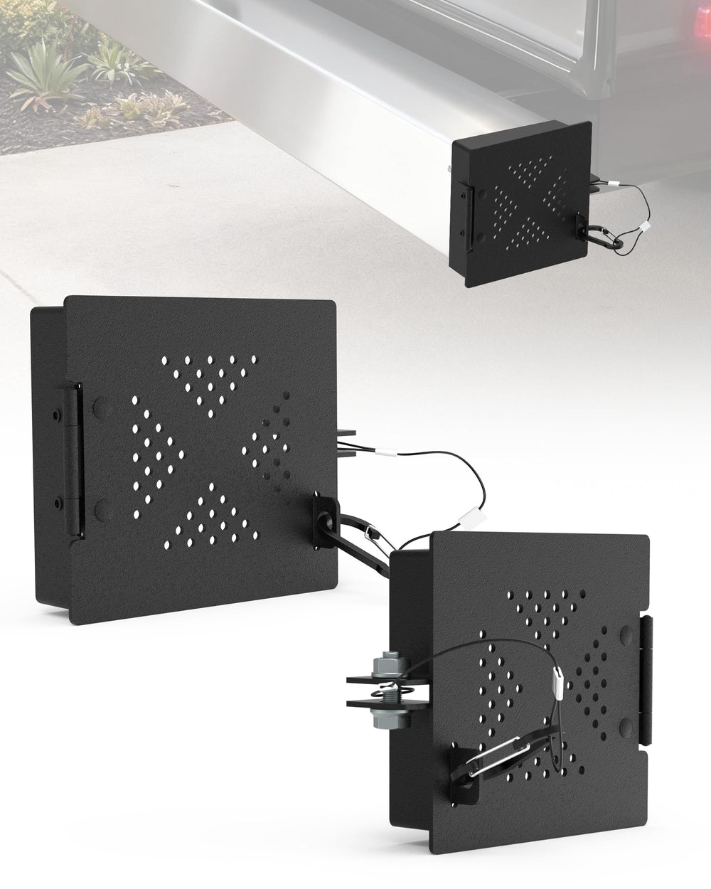 TOPICK aluminum cap replaces plastic covers to prevent loss or breakage.