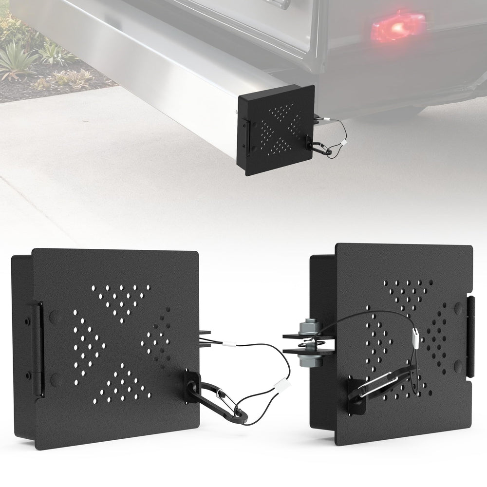 TOPICK aluminum bumper end cap left with symmetric OEM-style finish.