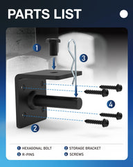 TOPICK durable steel with powder-coated finish resists rust and wear.