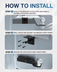 TOPICK easy 5-minute install with included hardware demonstrated.