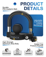 TOPICK enhanced lock cylinder resists picking for security