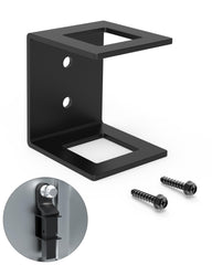 TOPICK trailer hitch storage bracket mounted on a garage wall secures a 2-inch hitch.