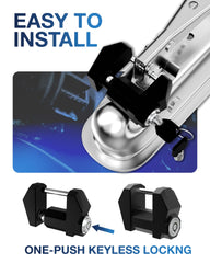 TOPICK wide-span lock demonstrates compatibility with wide couplers.