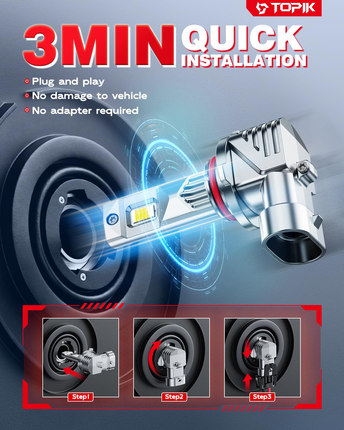 TOPIK heat-dissipation design ensures efficient cooling and reliable performance.