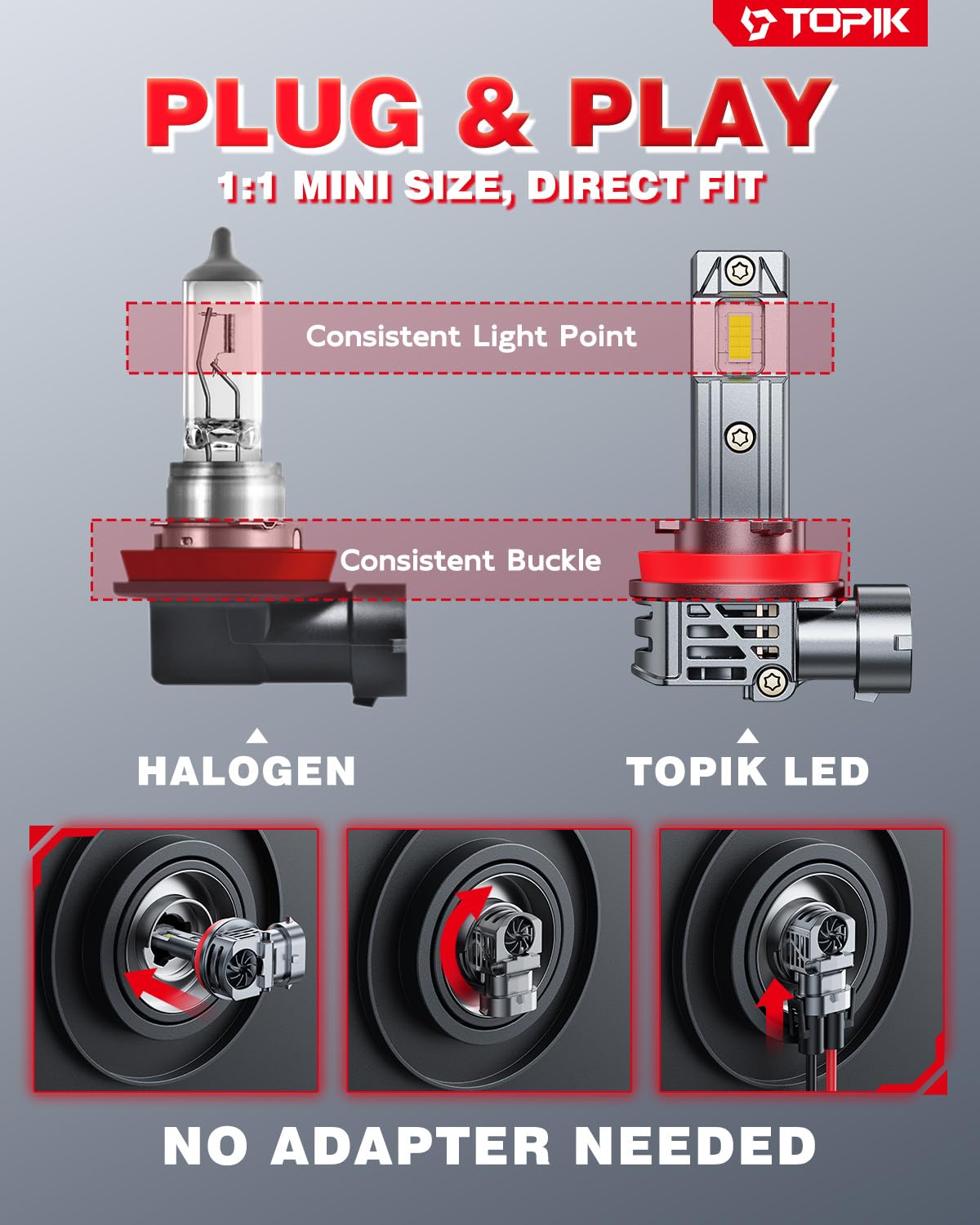 TOPIK cooling system with aluminum body and copper base for durability