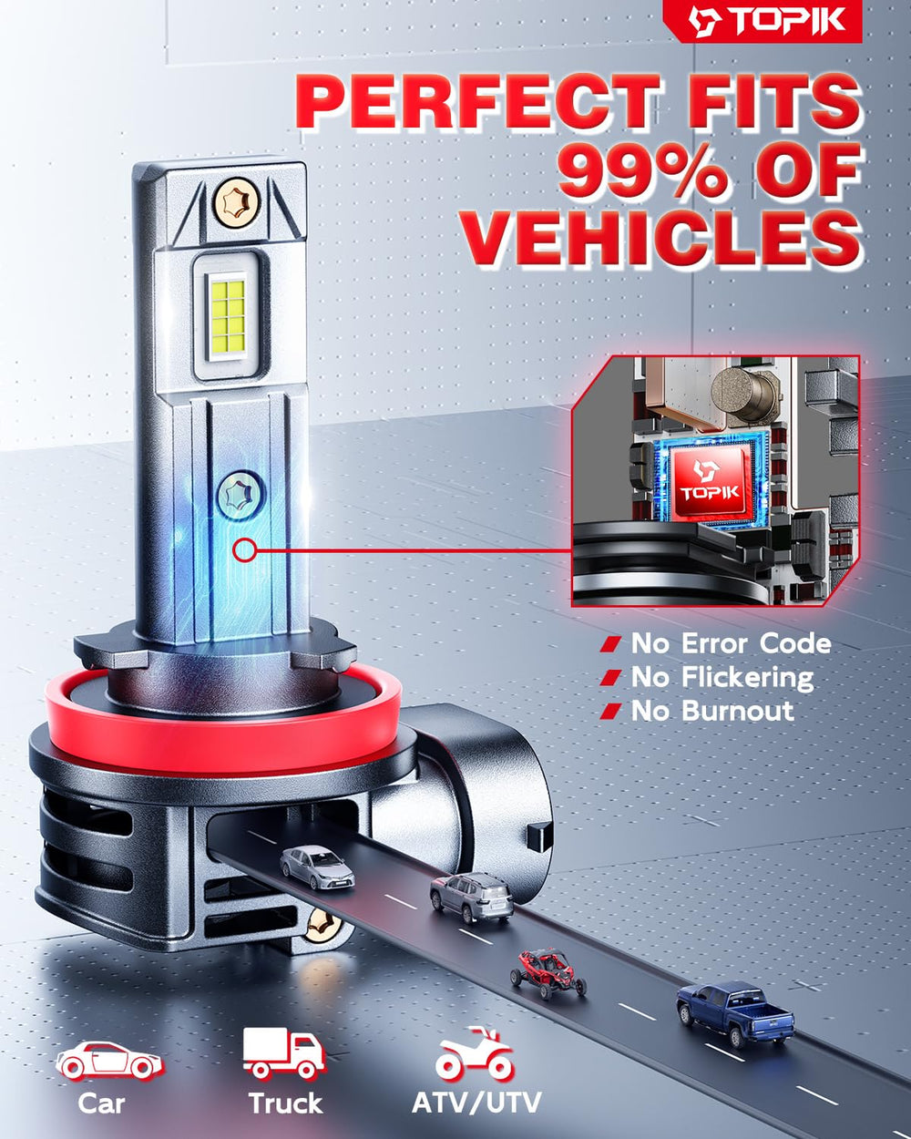 TOPIK plug-and-play installation illustrating quick, tool-free setup