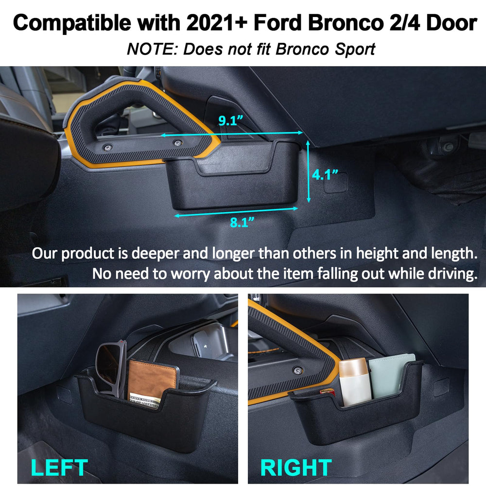 TOPINSTALL ABS plastic Bronco accessory is sturdy and durable for daily use