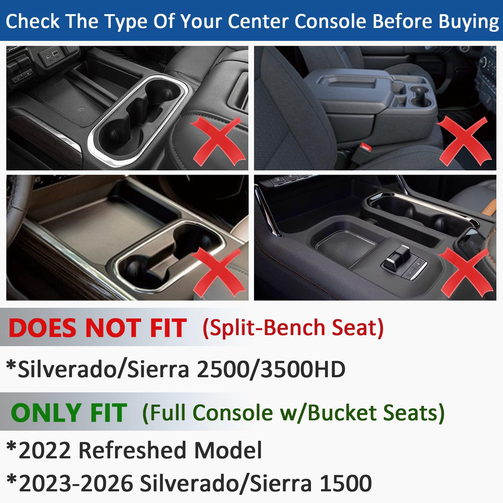 TOPINSTALL console liners cup holder mats prevent spills and keep drinks steady