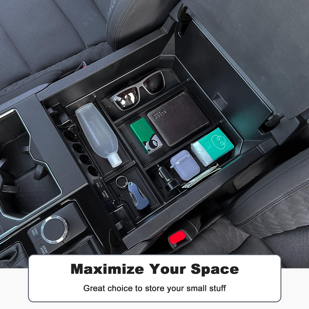 TOPINSTALL easy-install design drops in for instant organization in your vehicle.