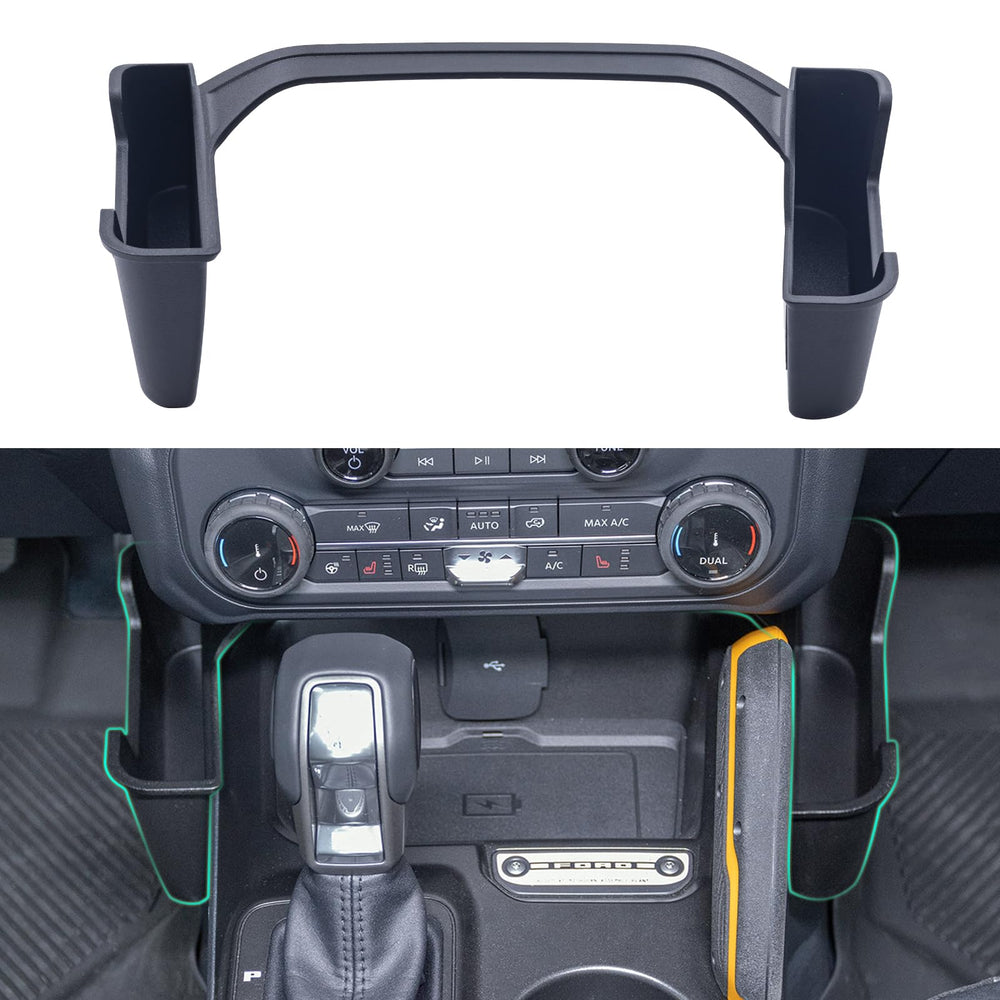 TOPINSTALL gear shifter organizer for Bronco front console offers quick access