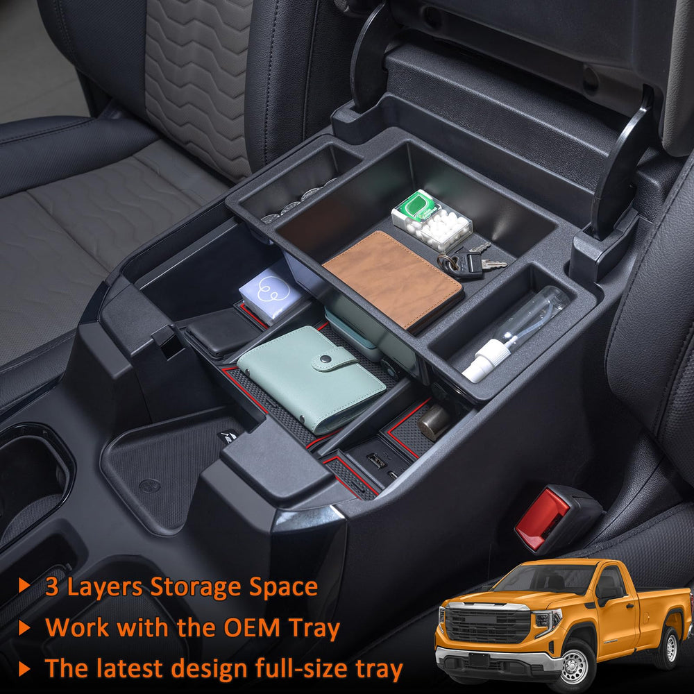 TopInstall three-layer storage tray increases in-cabin organization