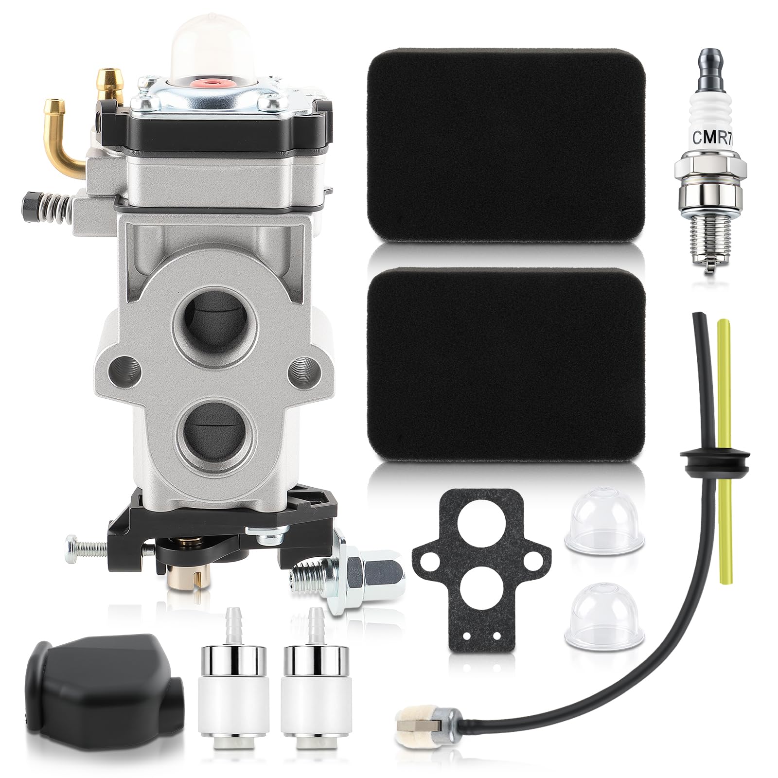 Topkidame 150BT carburetor pack for Husqvarna, ready for smooth fuel delivery