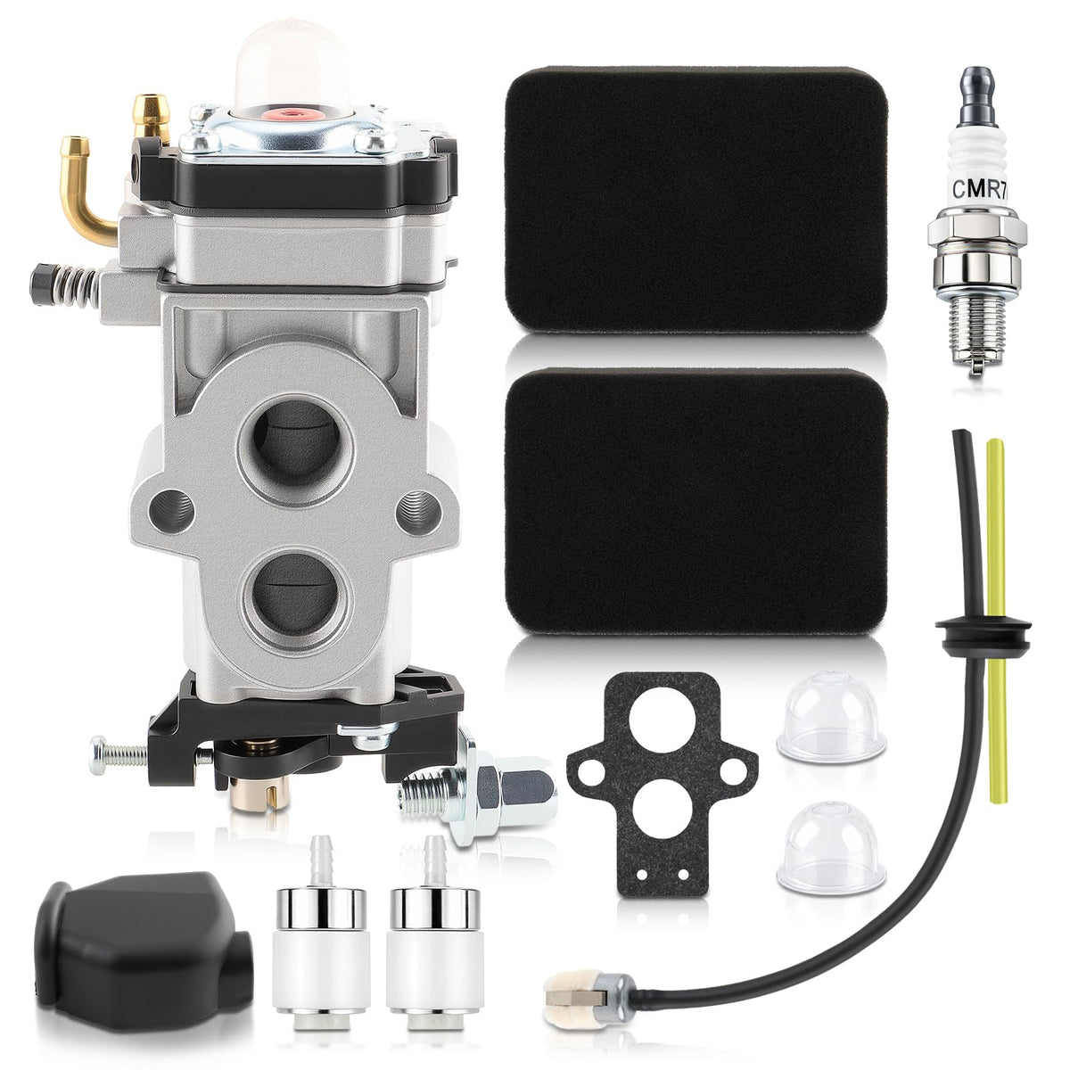 Topkidame 150BT carburetor pack for Husqvarna, ready for smooth fuel delivery