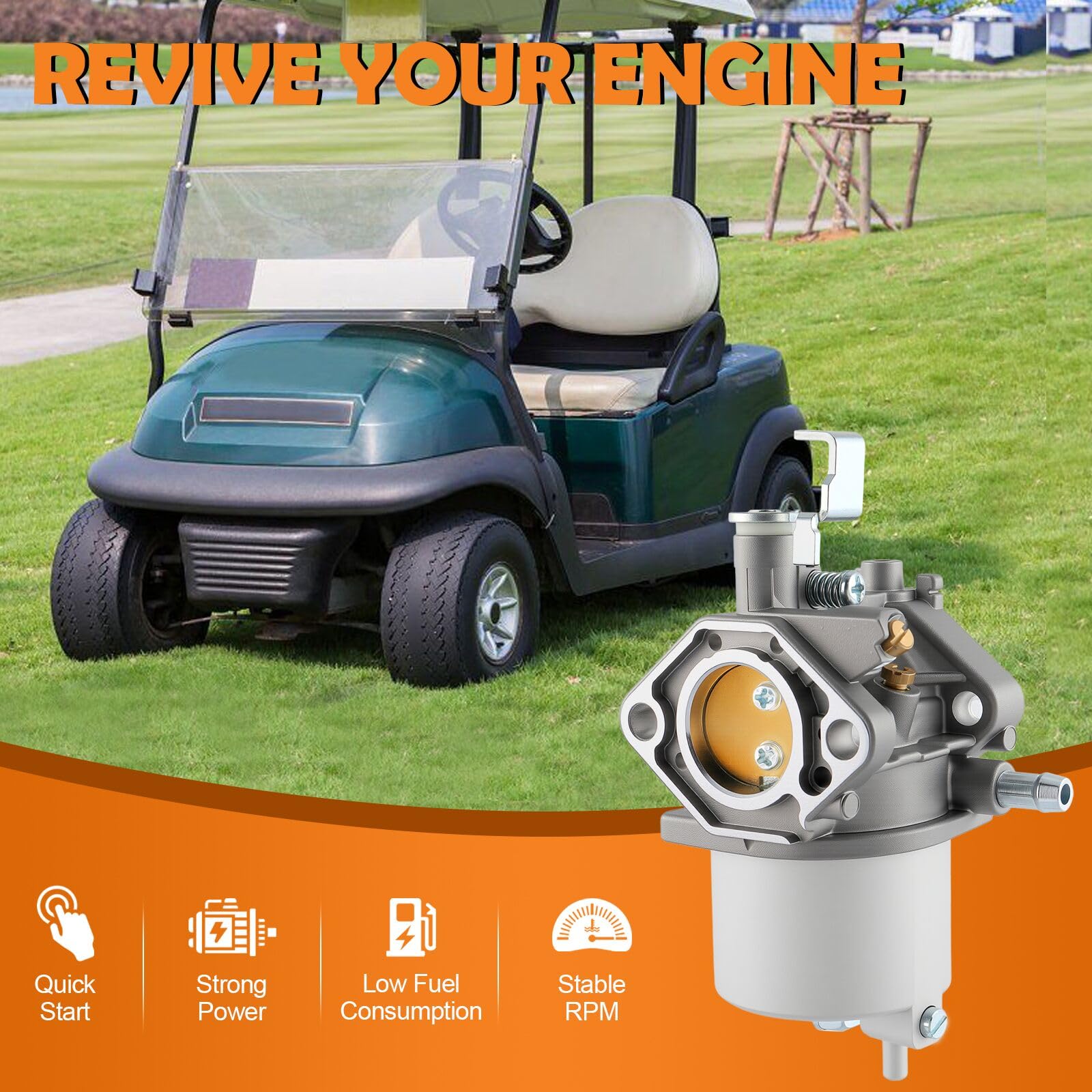 Topkidame FE290 carburetor compatible with Precedent models for easy upgrade