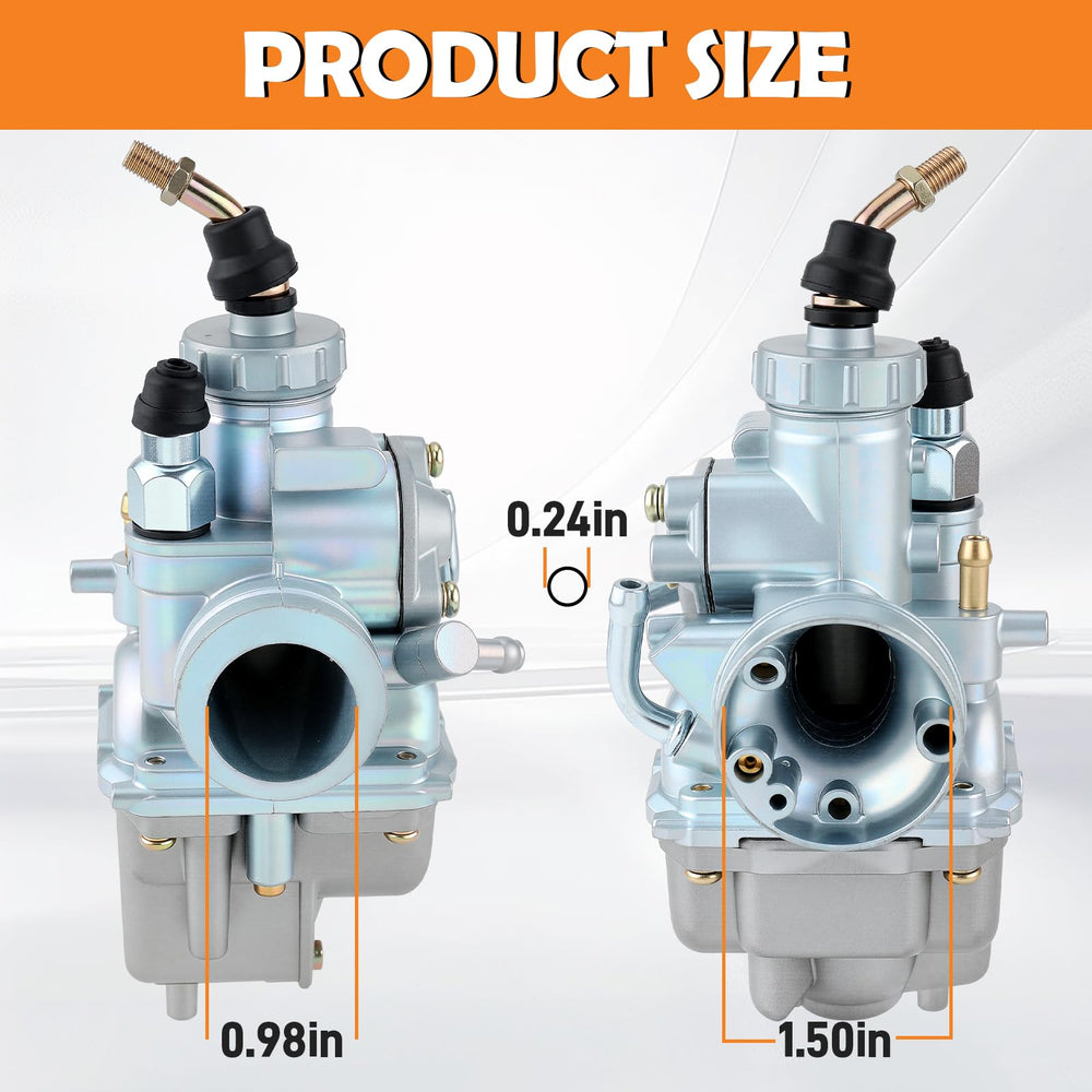 Topkidame TTR125 carburetor kit fitment check verifying Yamaha compatibility.