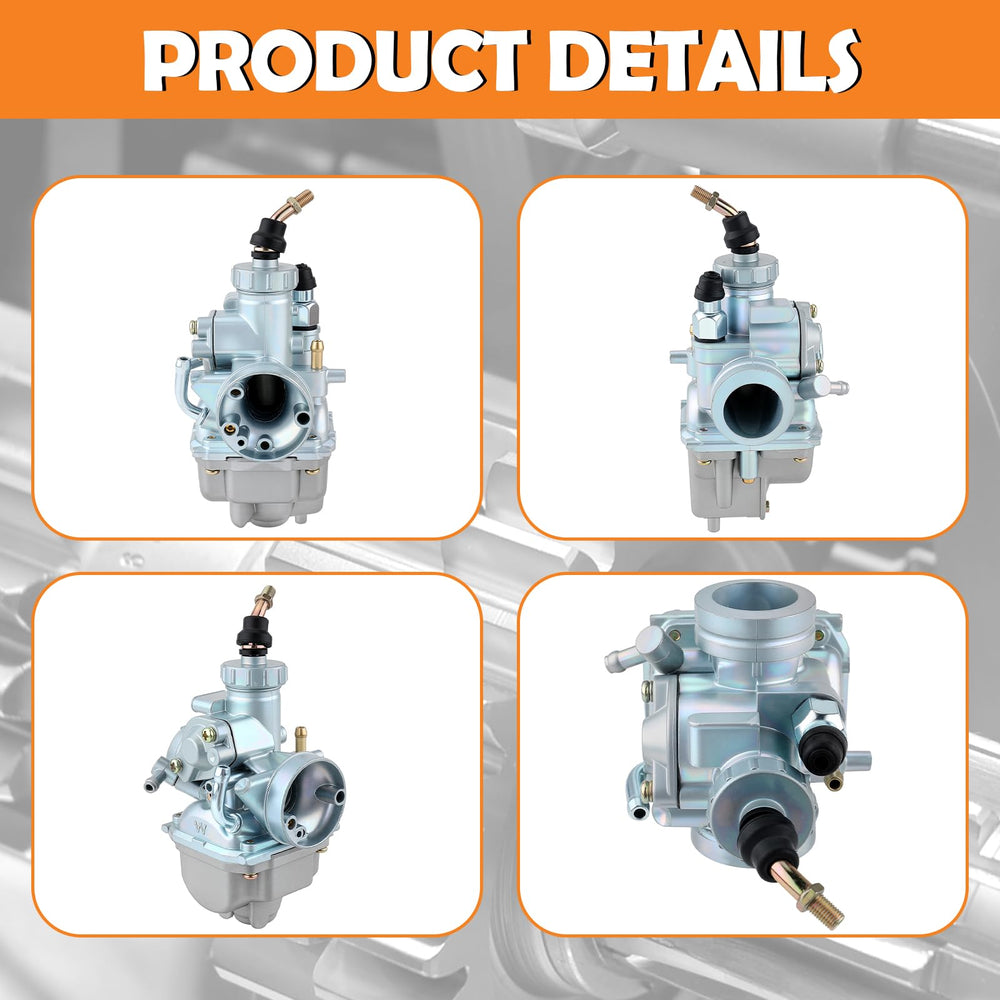 Topkidame TTR125 carburetor kit packaging ready for quick replacement.