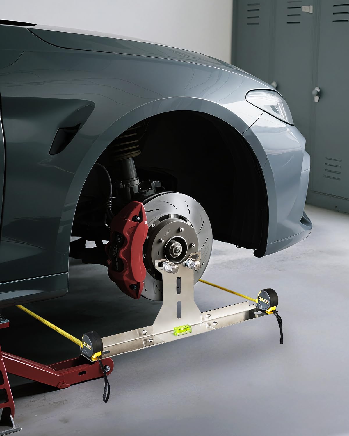 Patent-design wheel toe tool by Toplamper for durable measurements