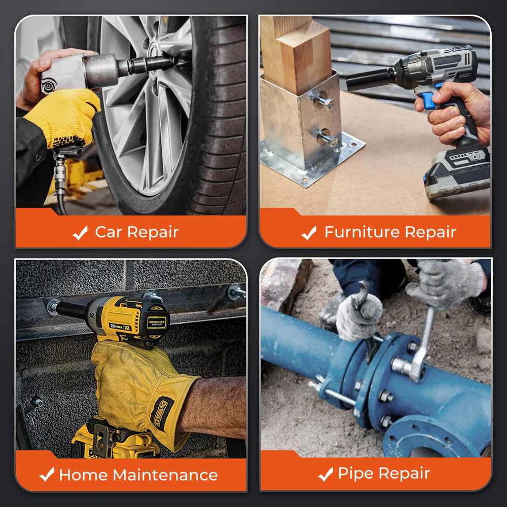 Topme storage case keeps tools organized for roadside maintenance.