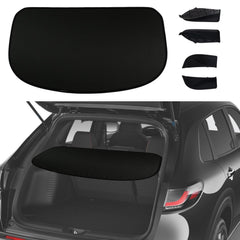 Topraco HRV cargo cover front view showing privacy shield for valuables.