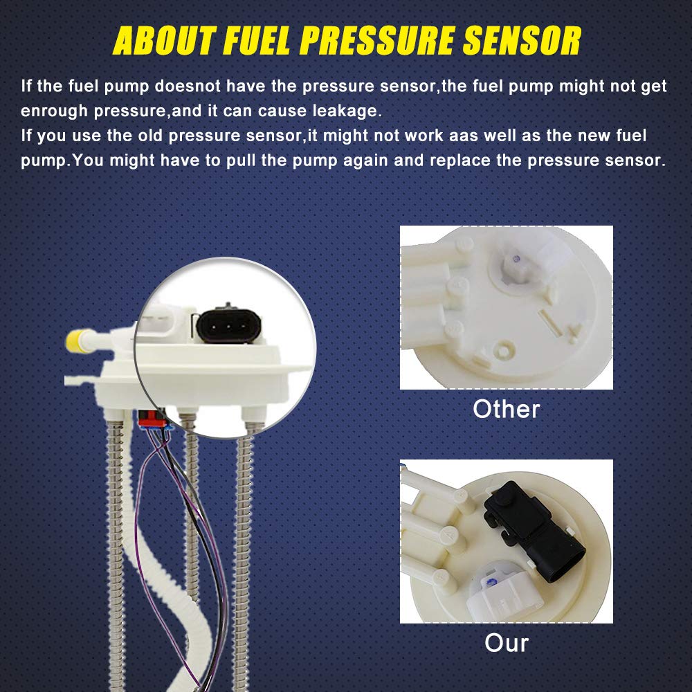 TOPSCOPE fuel pump assembly mounting bracket ensures a secure fit during installation.