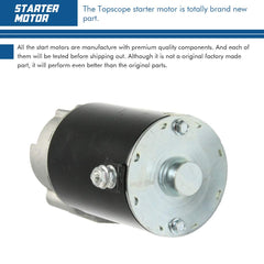 TOPSCOPE starter motor OE-394674 compatibility side view highlights reliable performance.