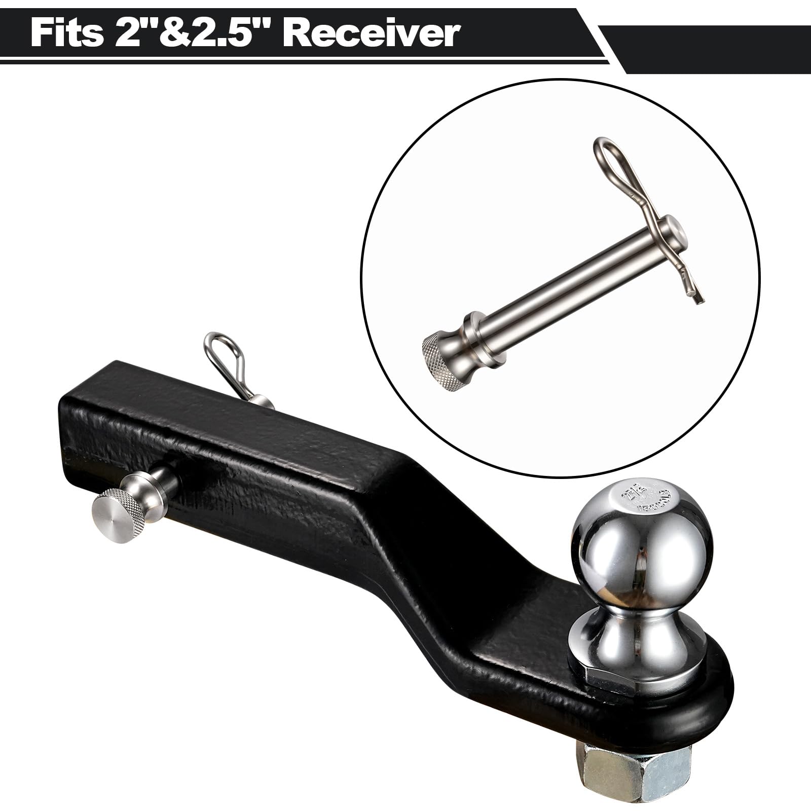 TOPSHINE hitch pin and clip stored in a toolbox for easy access