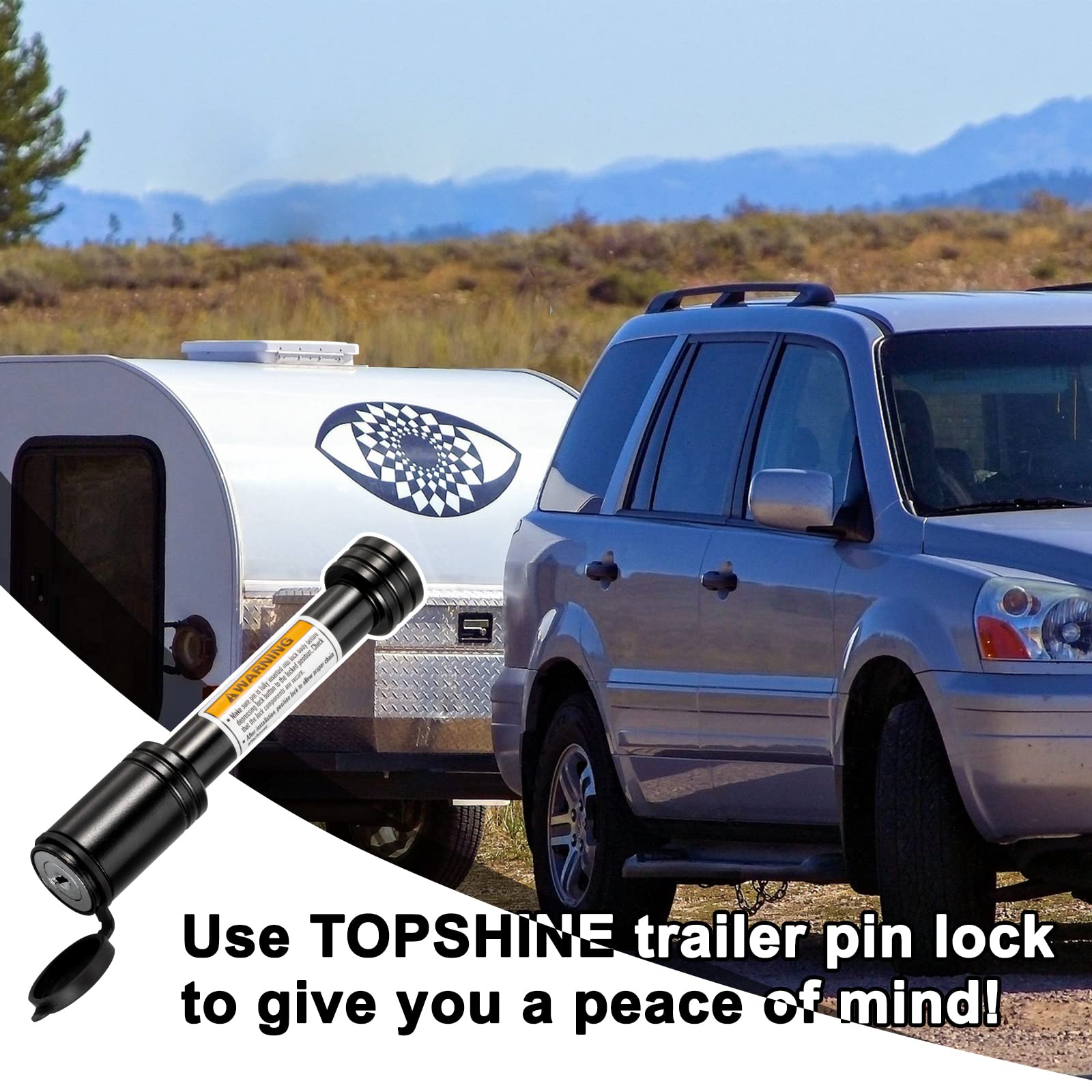 TOPSHINE easy lock and unlock action with 1/4-turn mechanism.