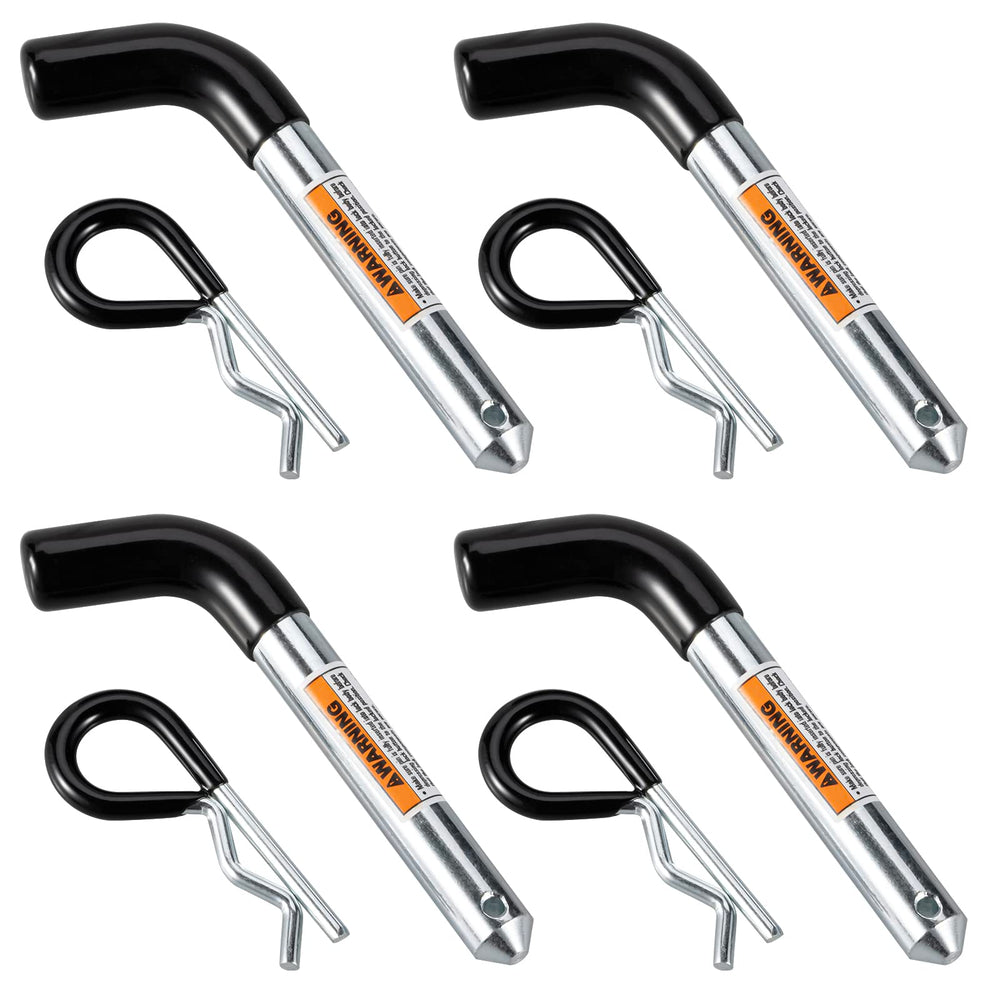 TOPSHINE trailer hitch pin clip four-pack for reliable towing connections